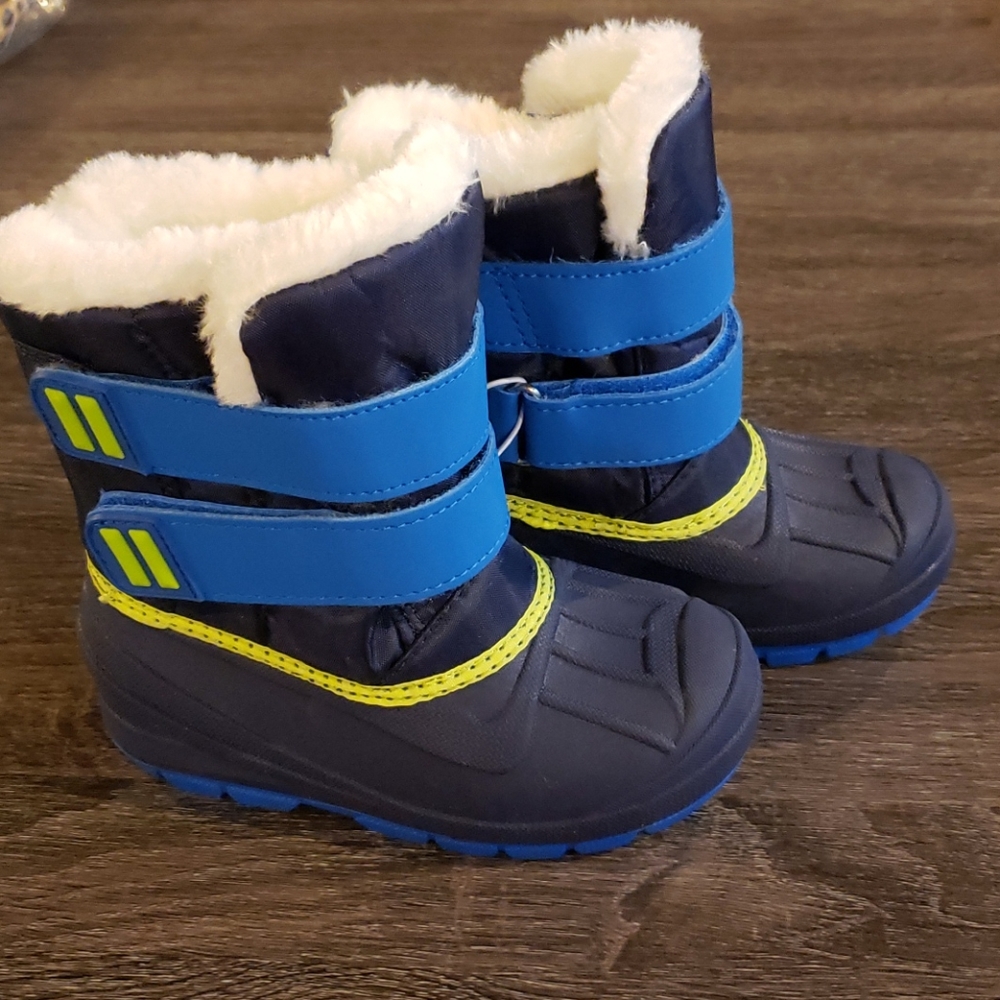 NEW! Cat & Jack Blue Lev Winter Boots